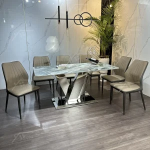 Bộ Bàn Ghế Nhập Khẩu Jena - 6 Ghế - K66