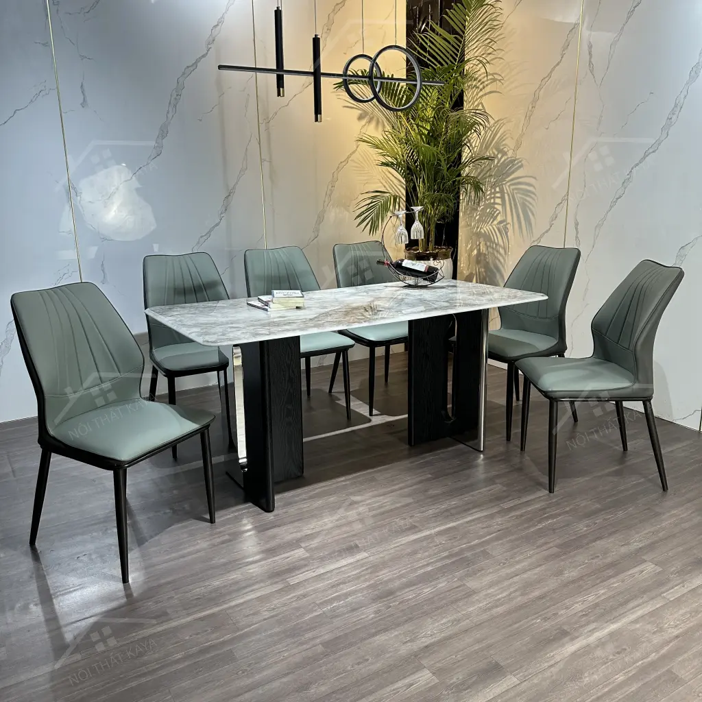 Bộ Bàn Ghế Nhập Khẩu Jena - 6 Ghế - K68