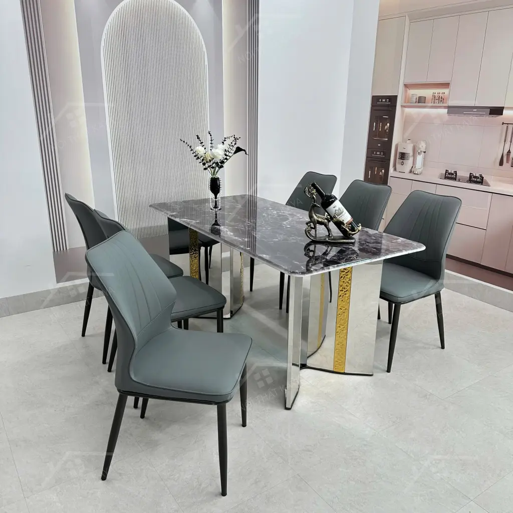 Bộ Bàn Ghế Nhập Khẩu Jena - 6 Ghế - K71