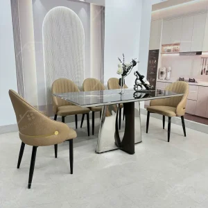 Bộ Bàn Ghế Nhập Khẩu Lisa - 6 Ghế - K100