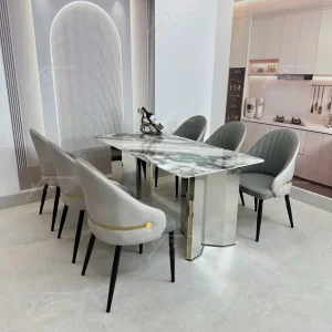 Bộ Bàn Ghế Nhập Khẩu Lisa - 6 Ghế - K78