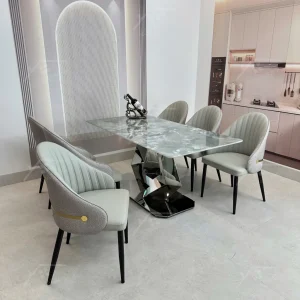 Bộ Bàn Ghế Nhập Khẩu Lisa - 6 Ghế - K79