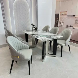 Bộ Bàn Ghế Nhập Khẩu Lisa - 6 Ghế - K82