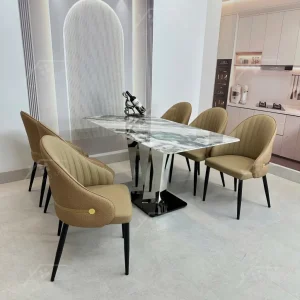 Bộ Bàn Ghế Nhập Khẩu Lisa - 6 Ghế - K83