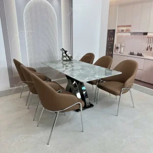 Bộ Bàn Ghế Nhập Khẩu Lucy - 6 Ghế - K21