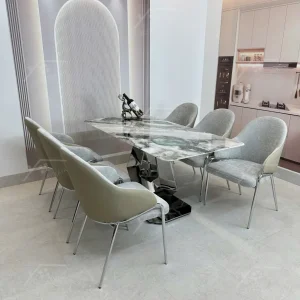 Bộ Bàn Ghế Nhập Khẩu Lucy - 6 Ghế - K79