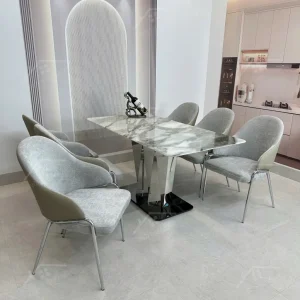 Bộ Bàn Ghế Nhập Khẩu Lucy - 6 Ghế - K83