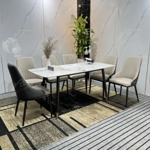 Bộ Bàn Ghế Nhập Khẩu Monet Vip - 6 Ghế - K05 (chân Neva)