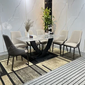 Bộ Bàn Ghế Nhập Khẩu Monet Vip - 6 Ghế - K07 (chân Venus)