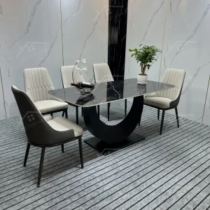 Bộ Bàn Ghế Nhập Khẩu Monet Vip - 6 Ghế - K08 (chân C)