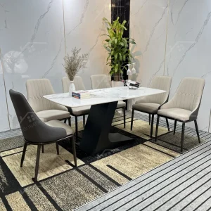 Bộ Bàn Ghế Nhập Khẩu Monet Vip - 6 Ghế - K08 (chân Z)