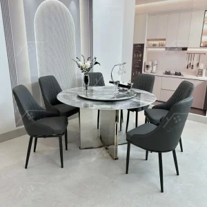 Bộ Bàn Ghế Nhập Khẩu Monet Vip - 6 Ghế - K30 Tròn