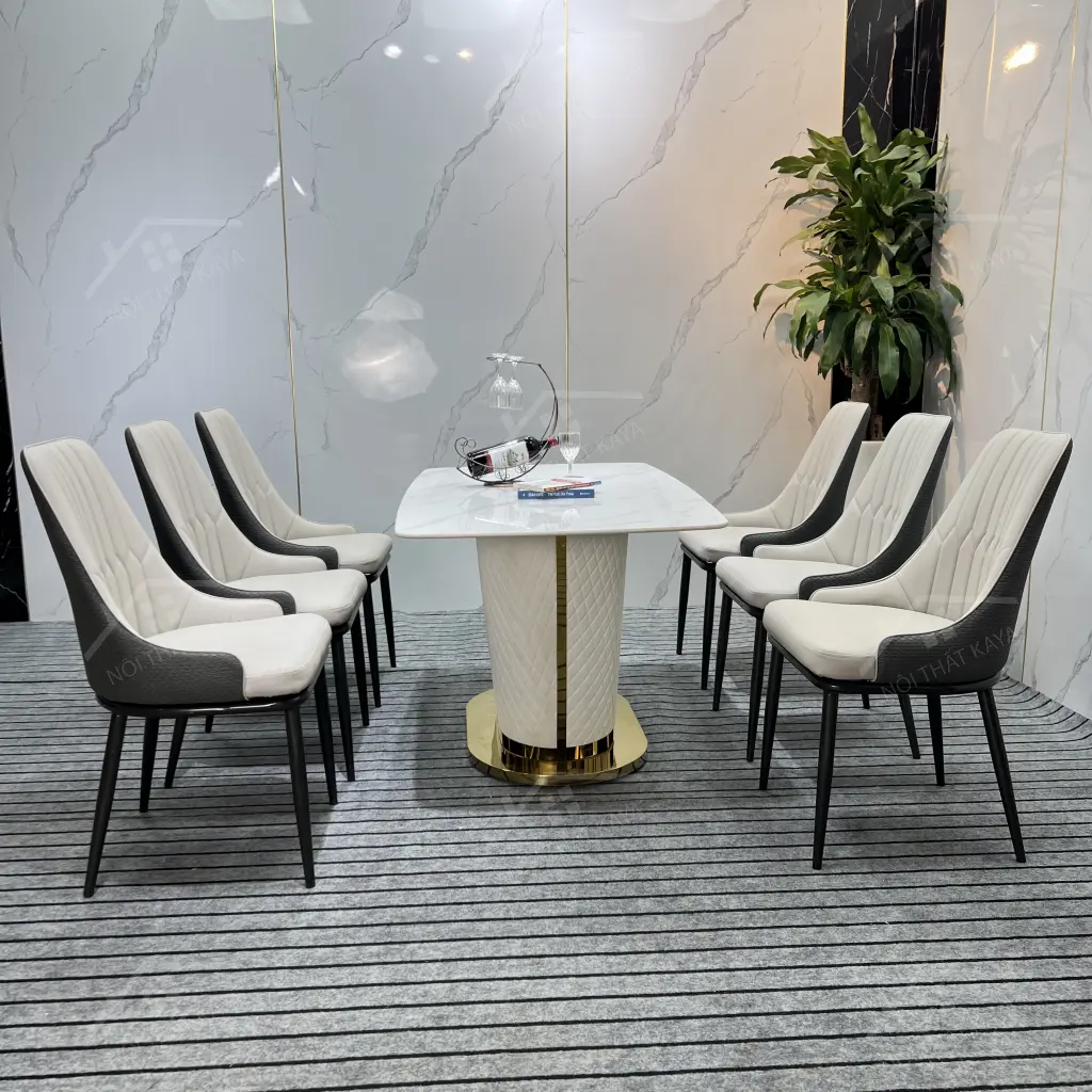 Bộ Bàn Ghế Nhập Khẩu Monet Vip - 6 Ghế - K41
