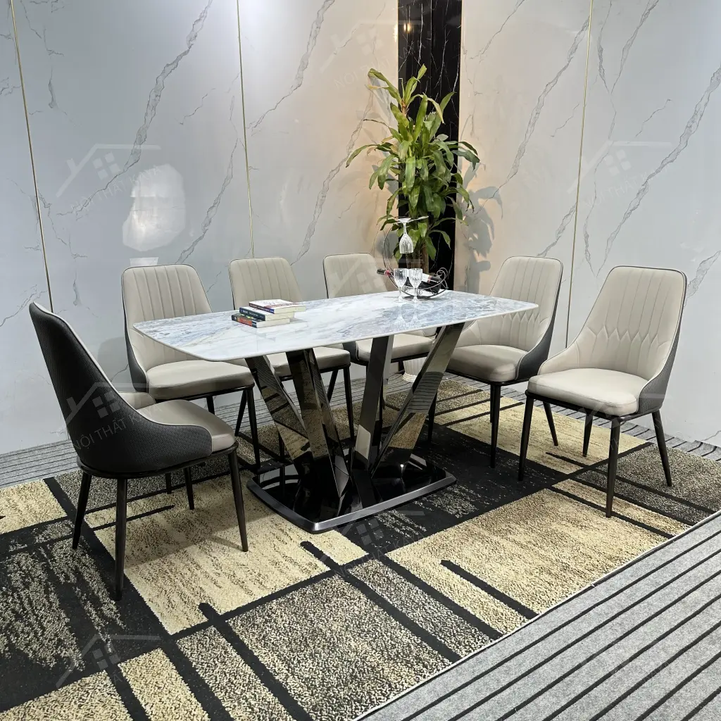 Bộ Bàn Ghế Nhập Khẩu Monet Vip - 6 Ghế - K52