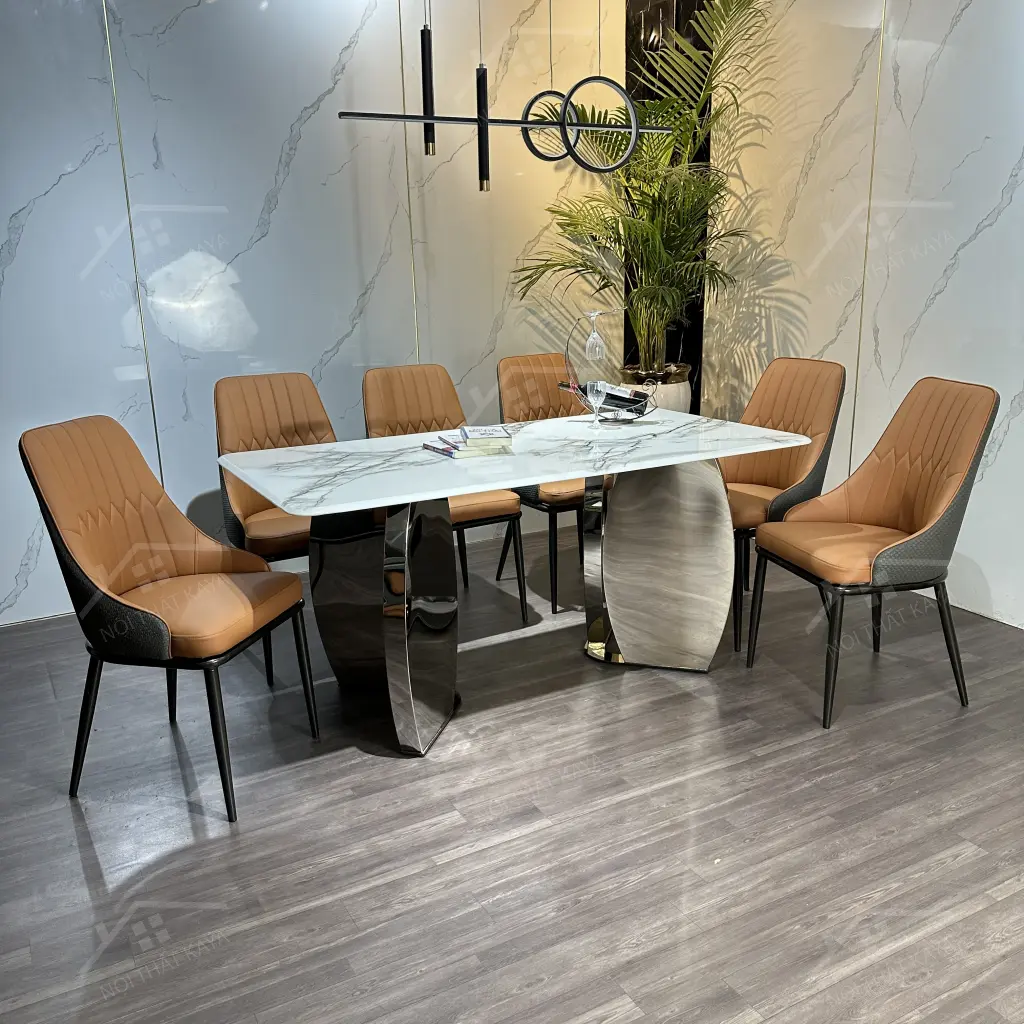 Bộ Bàn Ghế Nhập Khẩu Monet Vip - 6 Ghế - K55