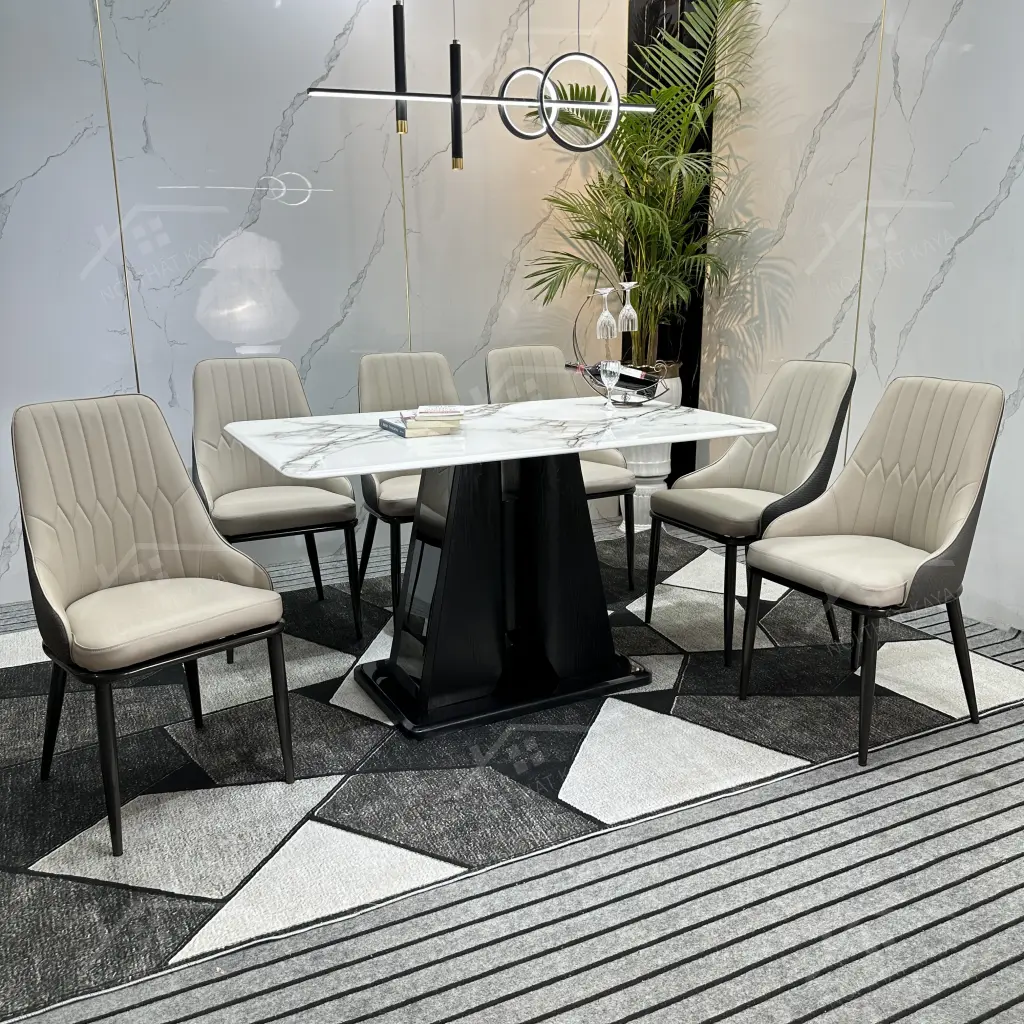 Bộ Bàn Ghế Nhập Khẩu Monet Vip - 6 Ghế - K56