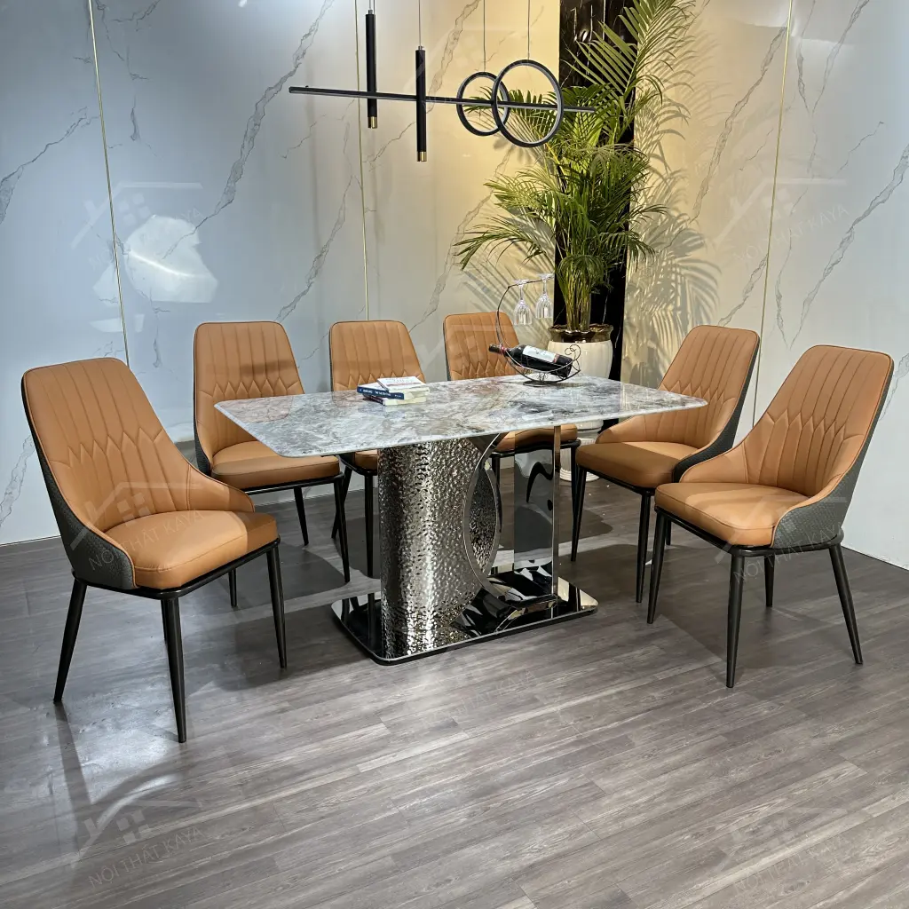 Bộ Bàn Ghế Nhập Khẩu Monet Vip - 6 Ghế - K65