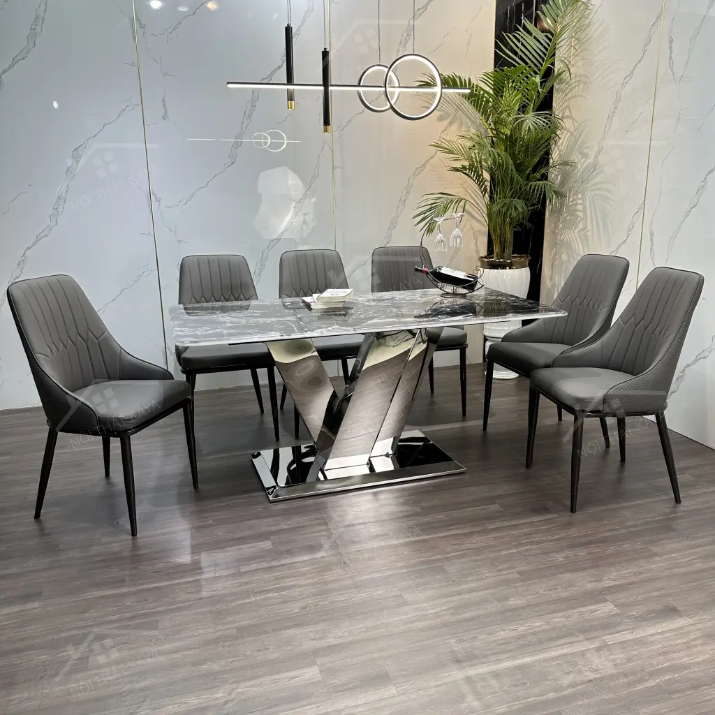 Bộ Bàn Ghế Nhập Khẩu Monet Vip - 6 Ghế - K66