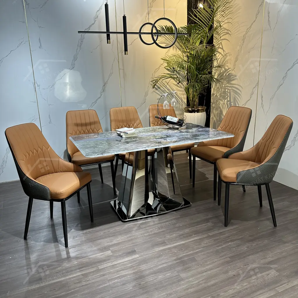 Bộ Bàn Ghế Nhập Khẩu Monet Vip - 6 Ghế - K69