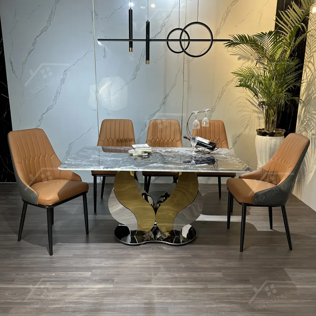 Bộ Bàn Ghế Nhập Khẩu Monet Vip - 6 Ghế - K72