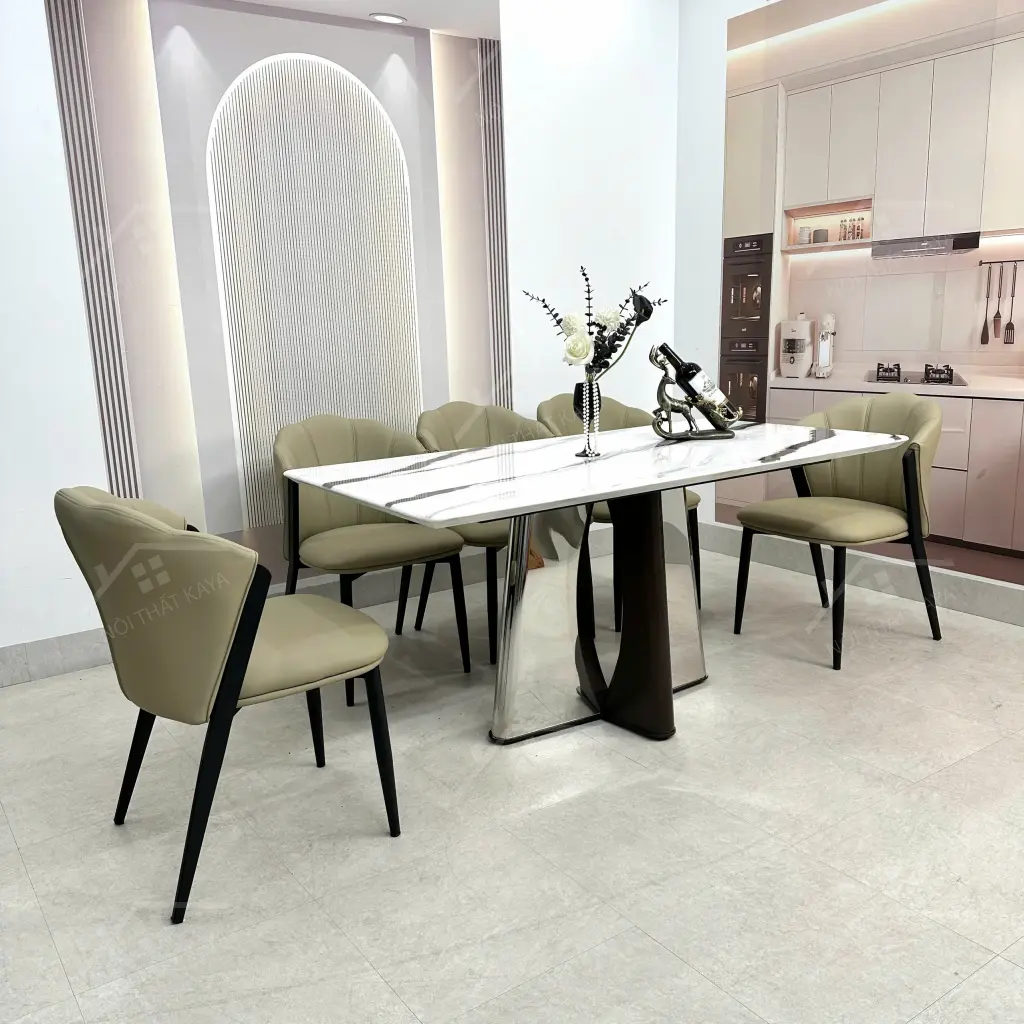 Bộ Bàn Ghế Nhập Khẩu Napoli - 6 Ghế - K100