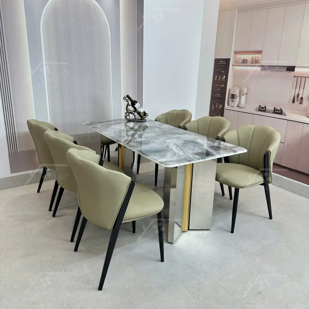 Bộ Bàn Ghế Nhập Khẩu Napoli - 6 Ghế - K28