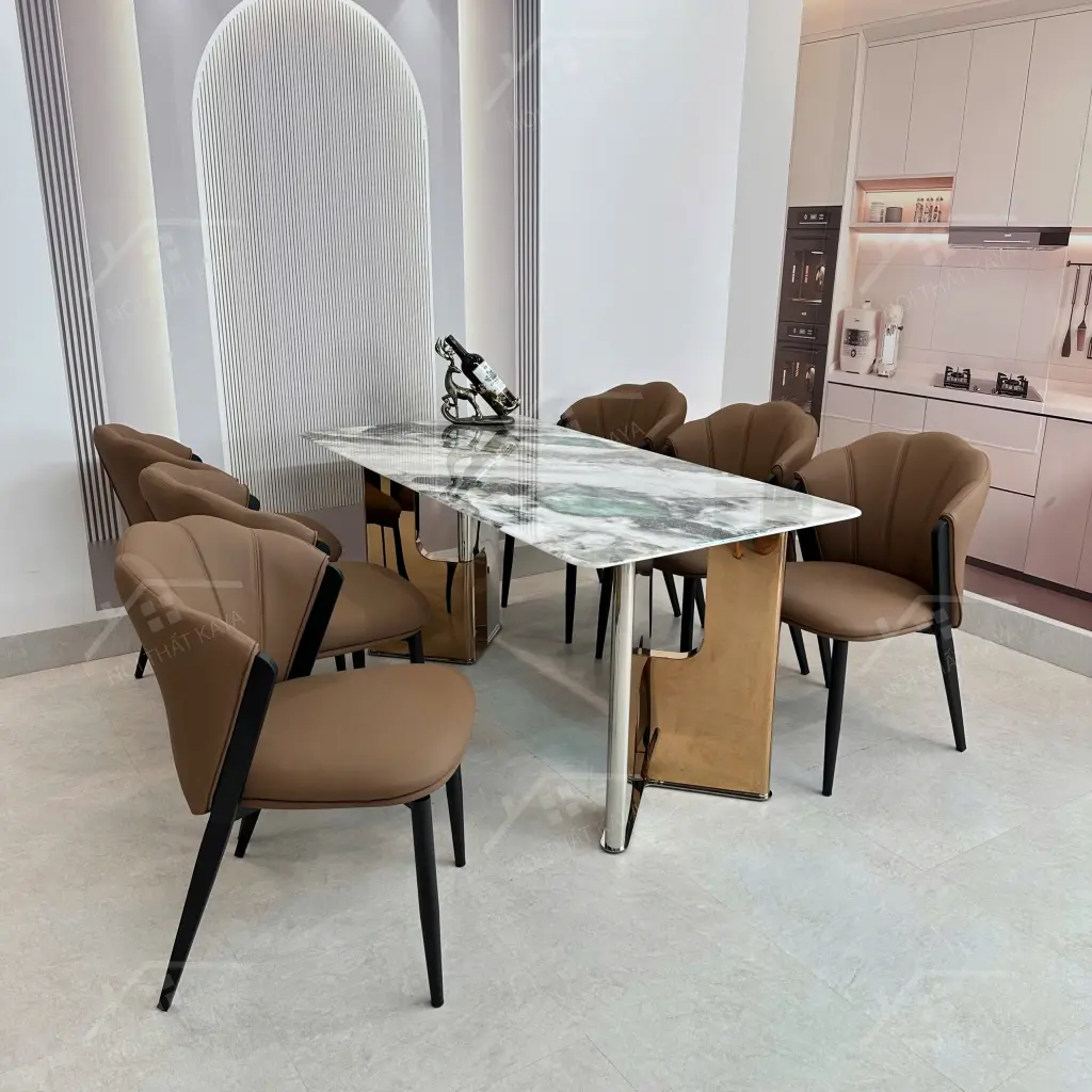 Bộ Bàn Ghế Nhập Khẩu Napoli - 6 Ghế - K80
