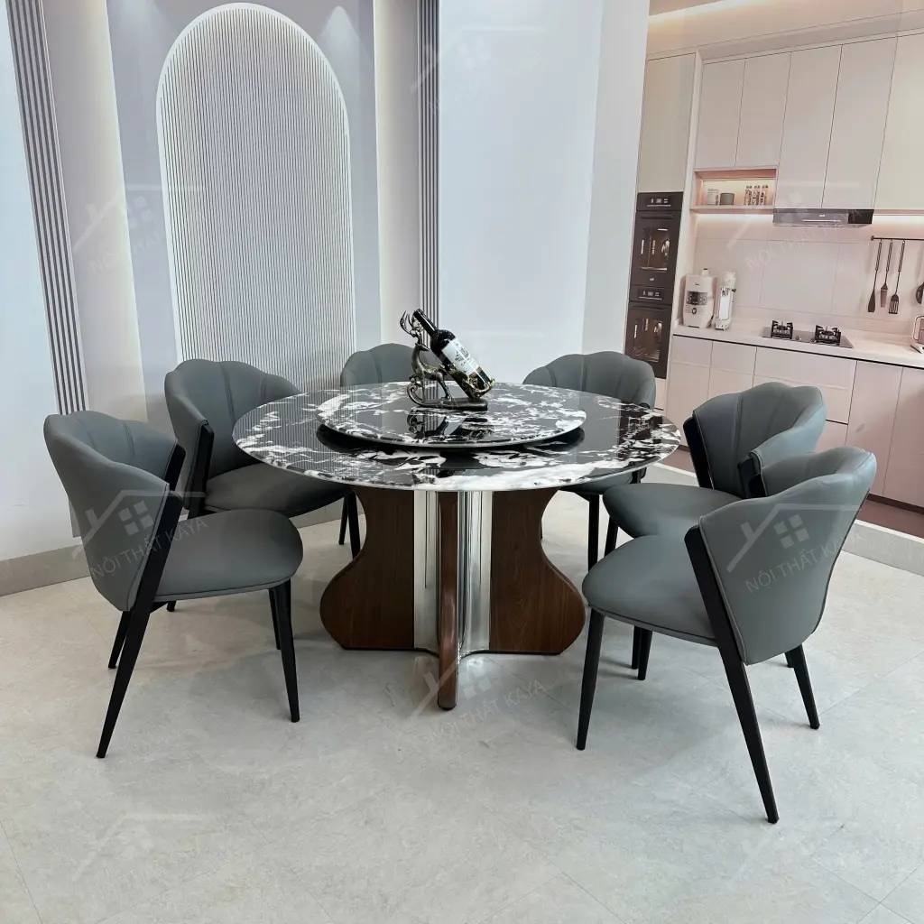 Bộ Bàn Ghế Nhập Khẩu Napoli - 6 Ghế - K84