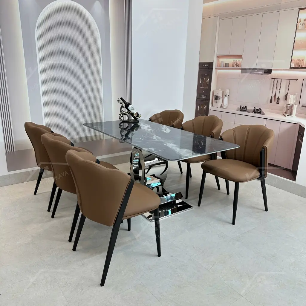 Bộ Bàn Ghế Nhập Khẩu Napoli - 6 Ghế - K85