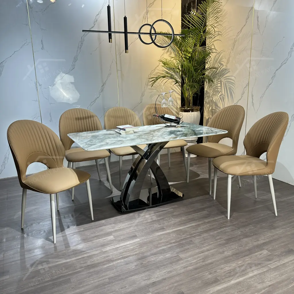 Bộ Bàn Ghế Nhập Khẩu Phoenic - 6 Ghế - K21