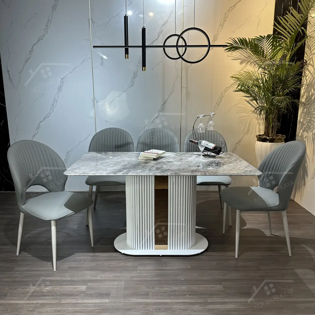 Bộ Bàn Ghế Nhập Khẩu Phoenic - 6 Ghế - K37