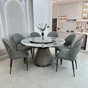 Bộ Bàn Ghế Nhập Khẩu Phoenic - 6 Ghế - K39 (tròn)