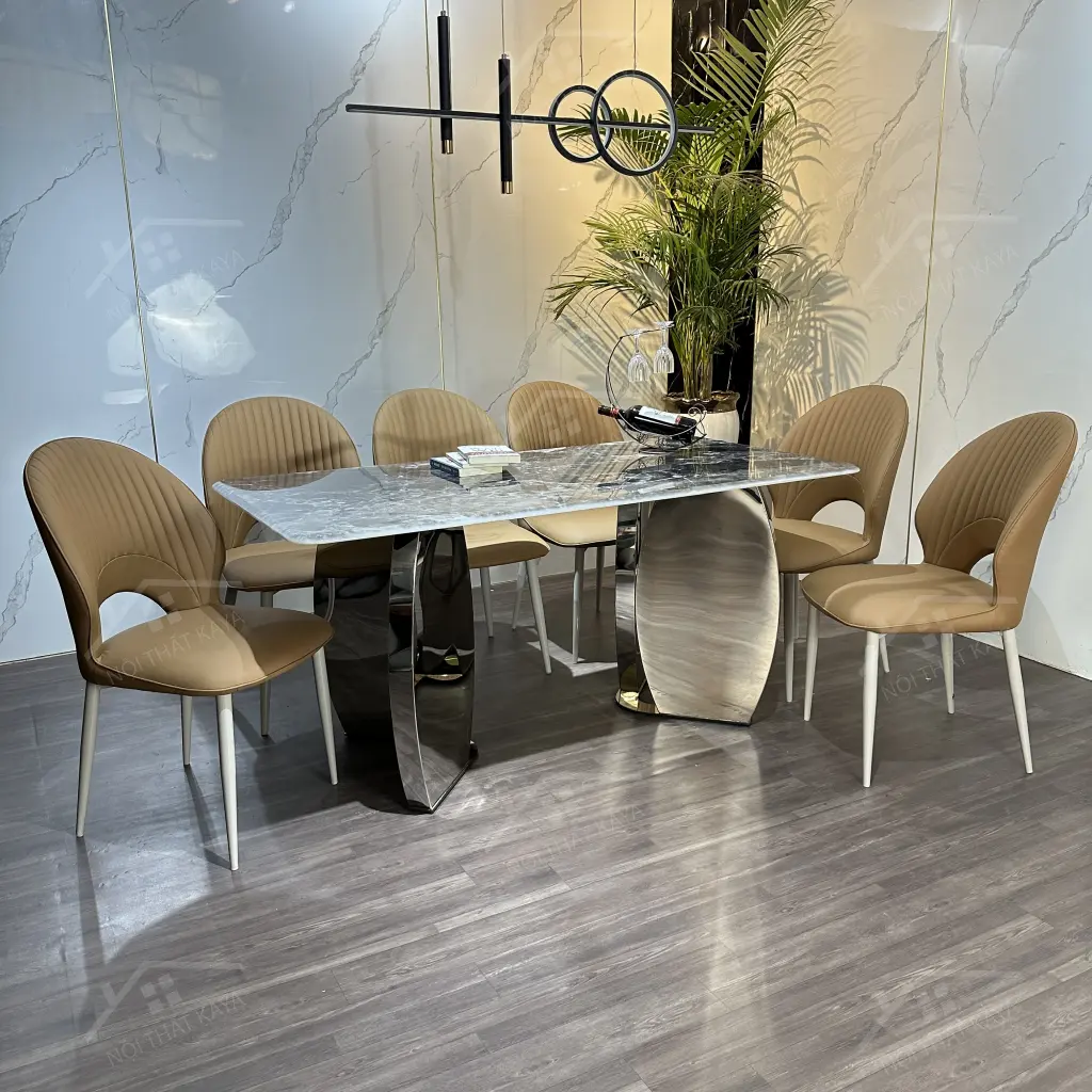 Bộ Bàn Ghế Nhập Khẩu Phoenic - 6 Ghế - K55