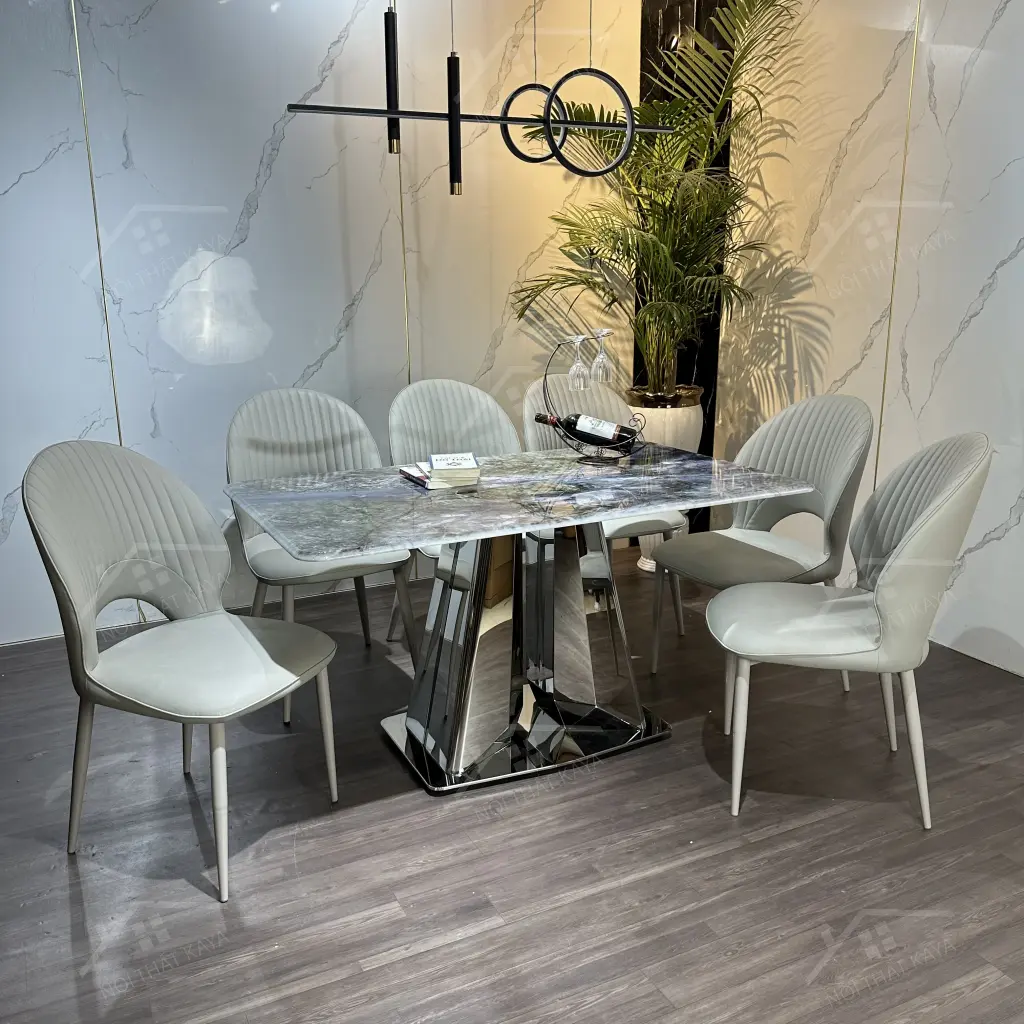Bộ Bàn Ghế Nhập Khẩu Phoenic - 6 Ghế - K69