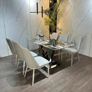 Bộ Bàn Ghế Nhập Khẩu Pisa King - 6 Ghế - K66