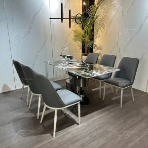 Bộ Bàn Ghế Nhập Khẩu Pisa King - 6 Ghế - K75
