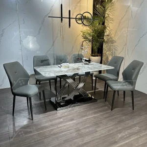 Bộ Bàn Ghế Nhập Khẩu Roman - 6 Ghế - K12