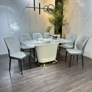 Bộ Bàn Ghế Nhập Khẩu Roman - 6 Ghế - K41