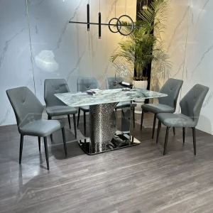 Bộ Bàn Ghế Nhập Khẩu Roman - 6 Ghế - K65