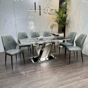 Bộ Bàn Ghế Nhập Khẩu Roman - 6 Ghế - K66