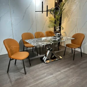 Bộ Bàn Ghế Nhập Khẩu Rona - 6 Ghế - K60