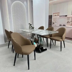 Bộ Bàn Ghế Nhập Khẩu Selila - 6 Ghế - K79