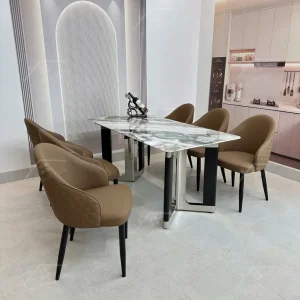 Bộ Bàn Ghế Nhập Khẩu Selila - 6 Ghế - K82
