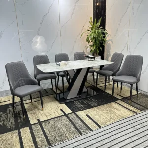 Bộ Bàn Ghế Nhập Khẩu Sheraton - 6 Ghế - K42