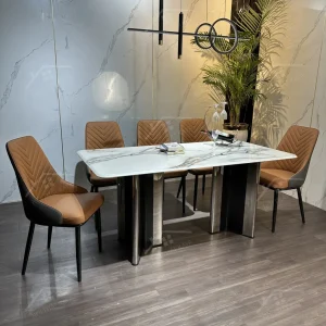Bộ Bàn Ghế Nhập Khẩu Spine - 6 Ghế - K40
