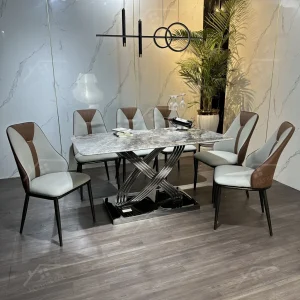 Bộ Bàn Ghế Nhập Khẩu Spot CẢi - 6 Ghế - K12