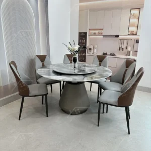 Bộ Bàn Ghế Nhập Khẩu Spot CẢi - 6 Ghế - K39 (tròn)