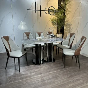 Bộ Bàn Ghế Nhập Khẩu Spot CẢi - 6 Ghế - K70