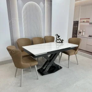 Bộ Bàn Ghế Nhập Khẩu Xavia - 6 Ghế - K44 (x Kéo Dài)