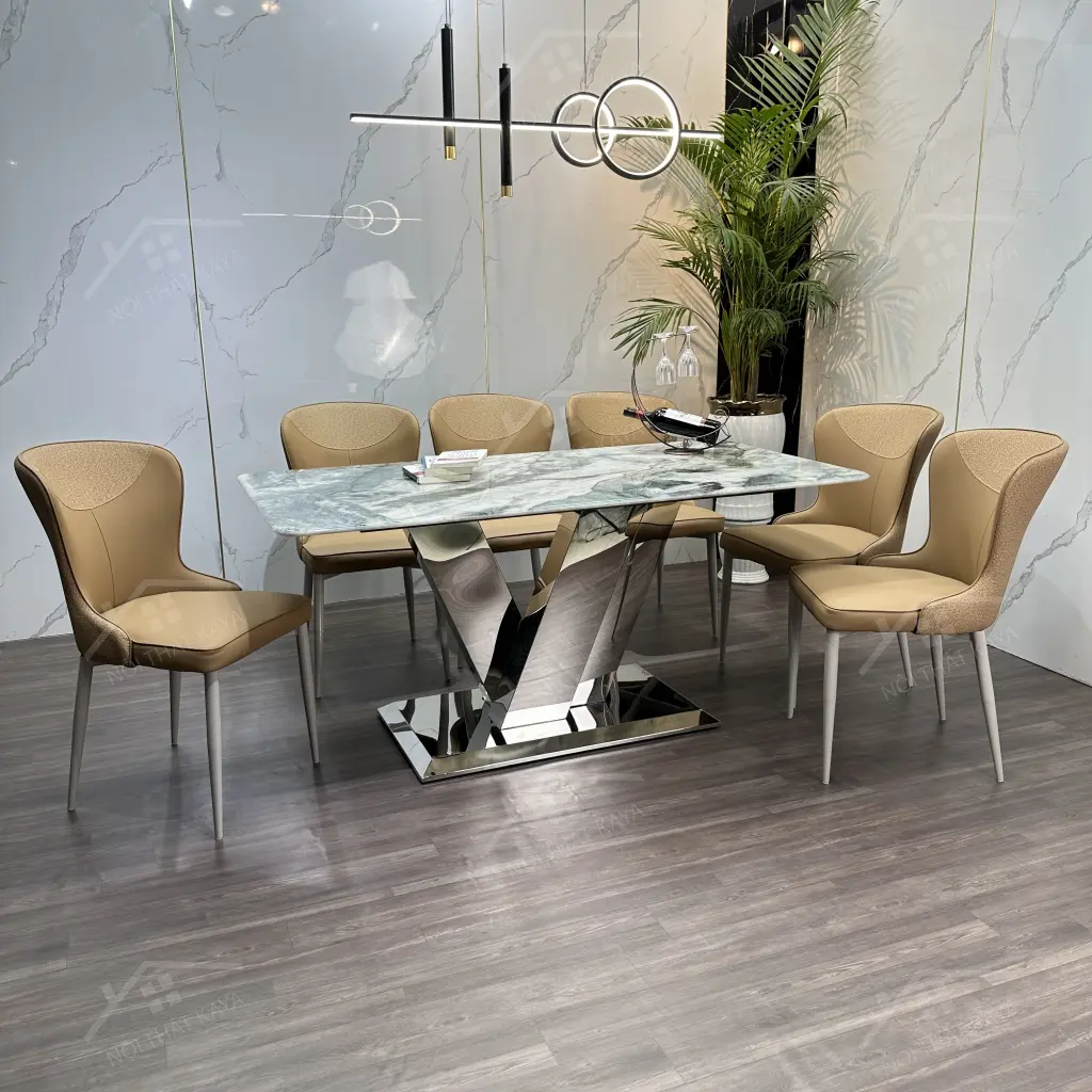 Bộ Bàn Ghế Nhập Khẩu Xavia - 6 Ghế - K66